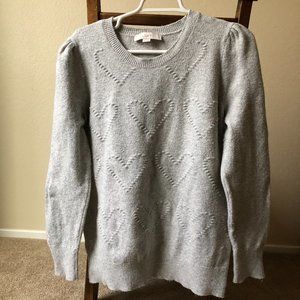 LOFT Gray Sweater - Large Petite (LP)